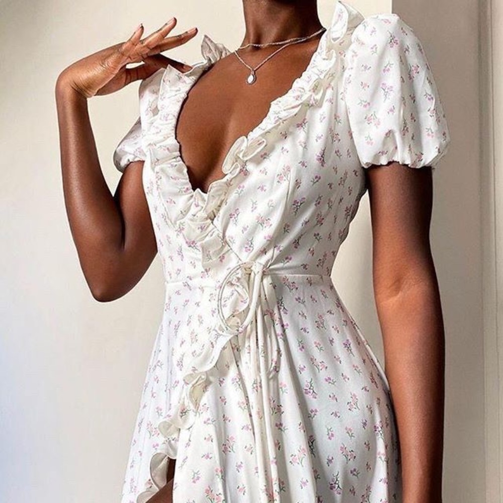 House of Cb lina floral wrap dress - Picture 5 of 5